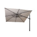  4 Seasons Outdoor | Zweefparasol Siesta Premium 300 x 300 cm | Wit-Charcoal 757729-01